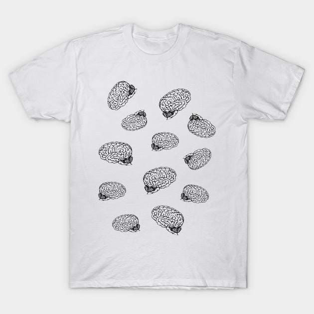 human brain collage T-Shirt by RosArt100